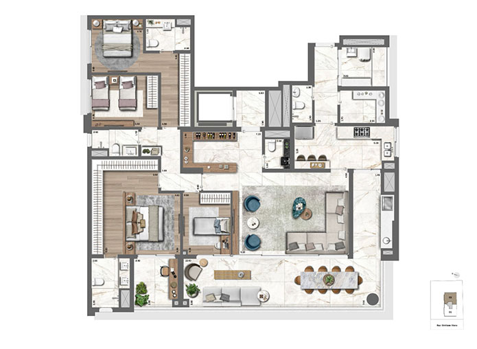 Apartamento Próximo da Oscar Freire